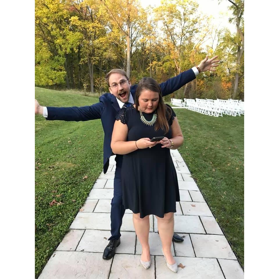 Always goofing around!