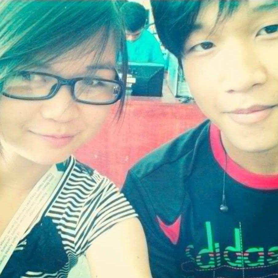 First picture together, before we even knew we’d be stuck with each other forever.
