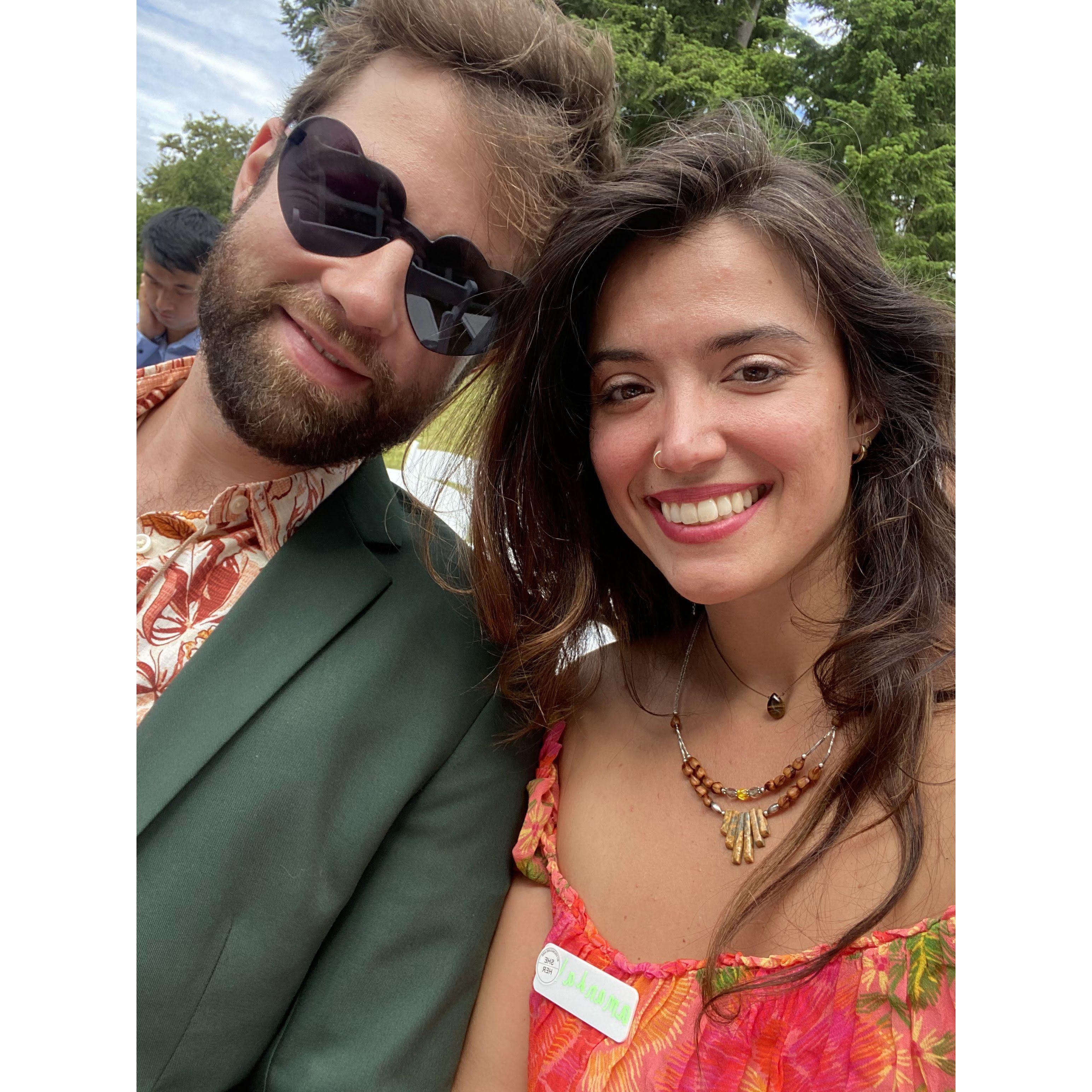 Attending our friend's Dante and Celi's wedding