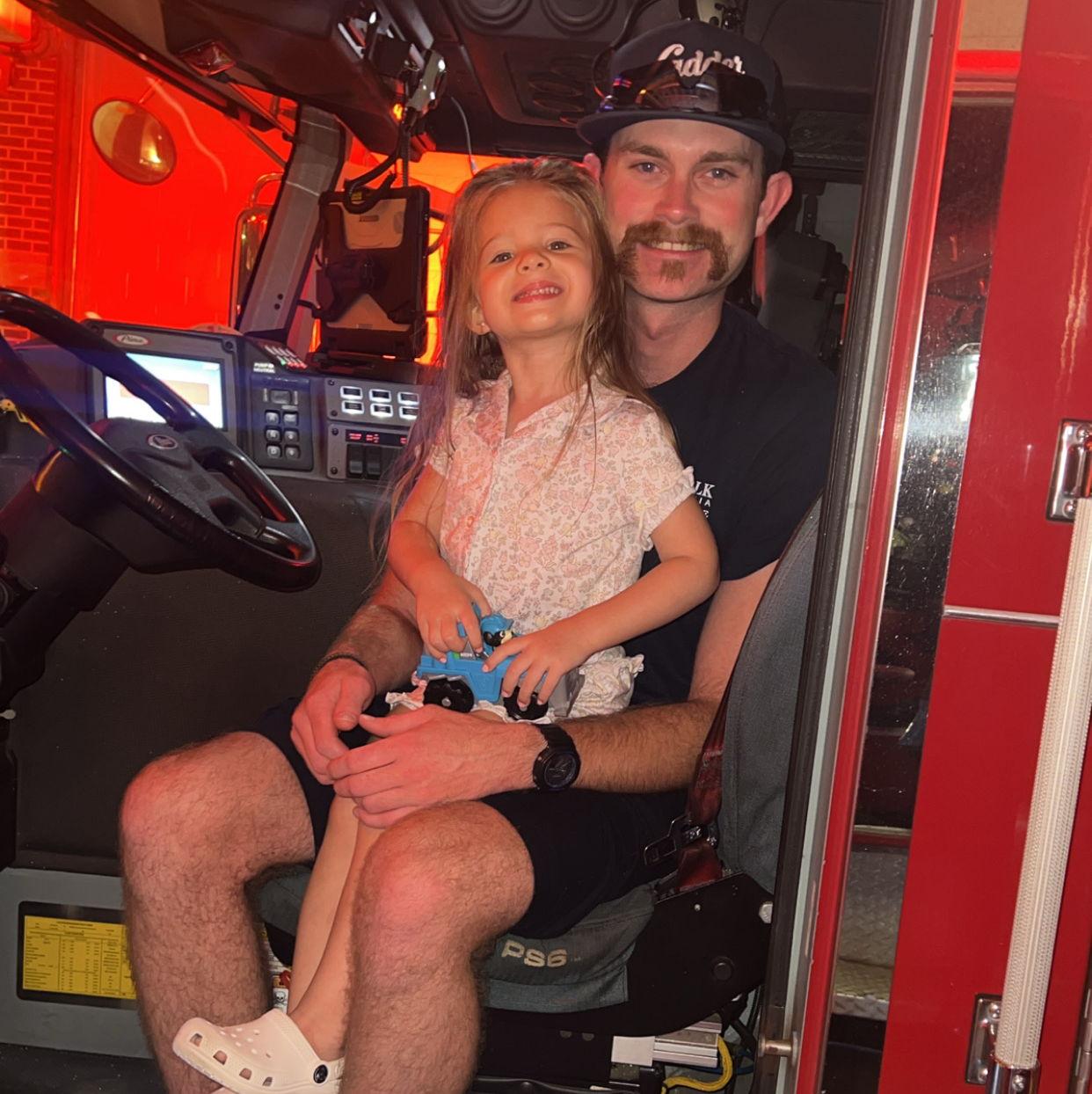 Visiting Joshua at work