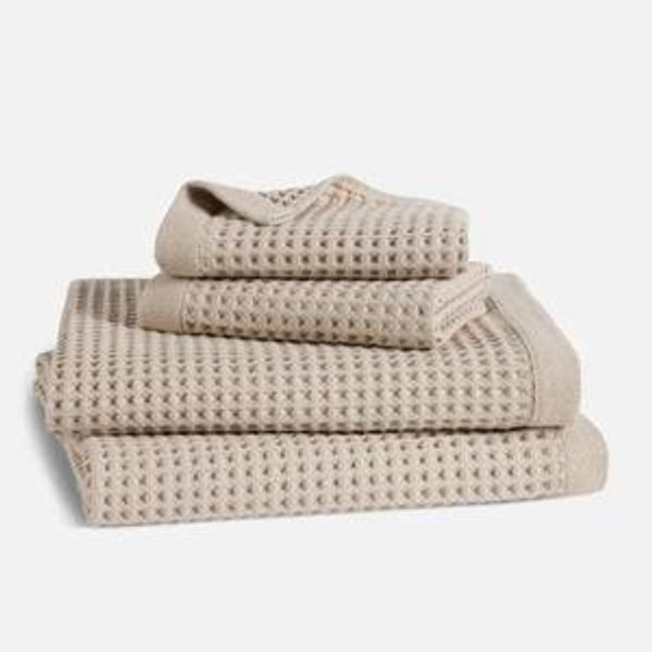Dreamweave Waffle Bath Towels - Pebble