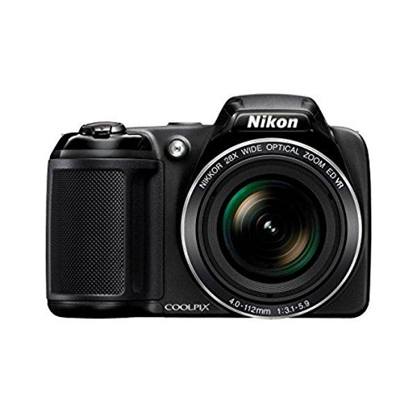 Nikon Coolpix L340 20.2 MP Digital Camera with 28x Optical Zoom and 3.0-Inch LCD (Black)