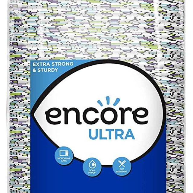 Encore Ultra Paper Dessert/Appetizer Plates, 6.87 Inch, 300 Count (Pack of 2)