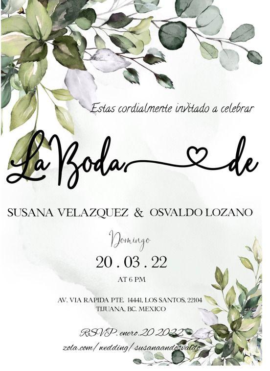 The Wedding Website of Susana Velazquez and Osvaldo Lozano