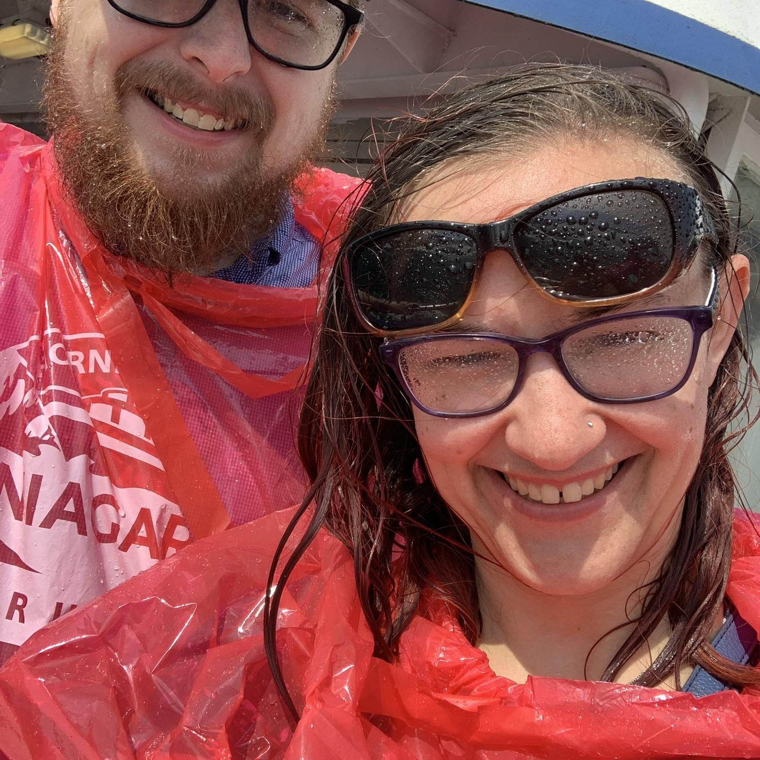 Absolutely soaked after going on the Hornblower in August 2022