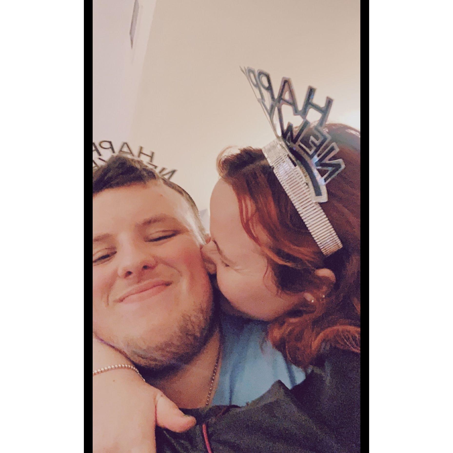 Our favorite holiday to spend together is NYE! Holidays are hard because we both want to be with our families but we have never missed a NYE together.