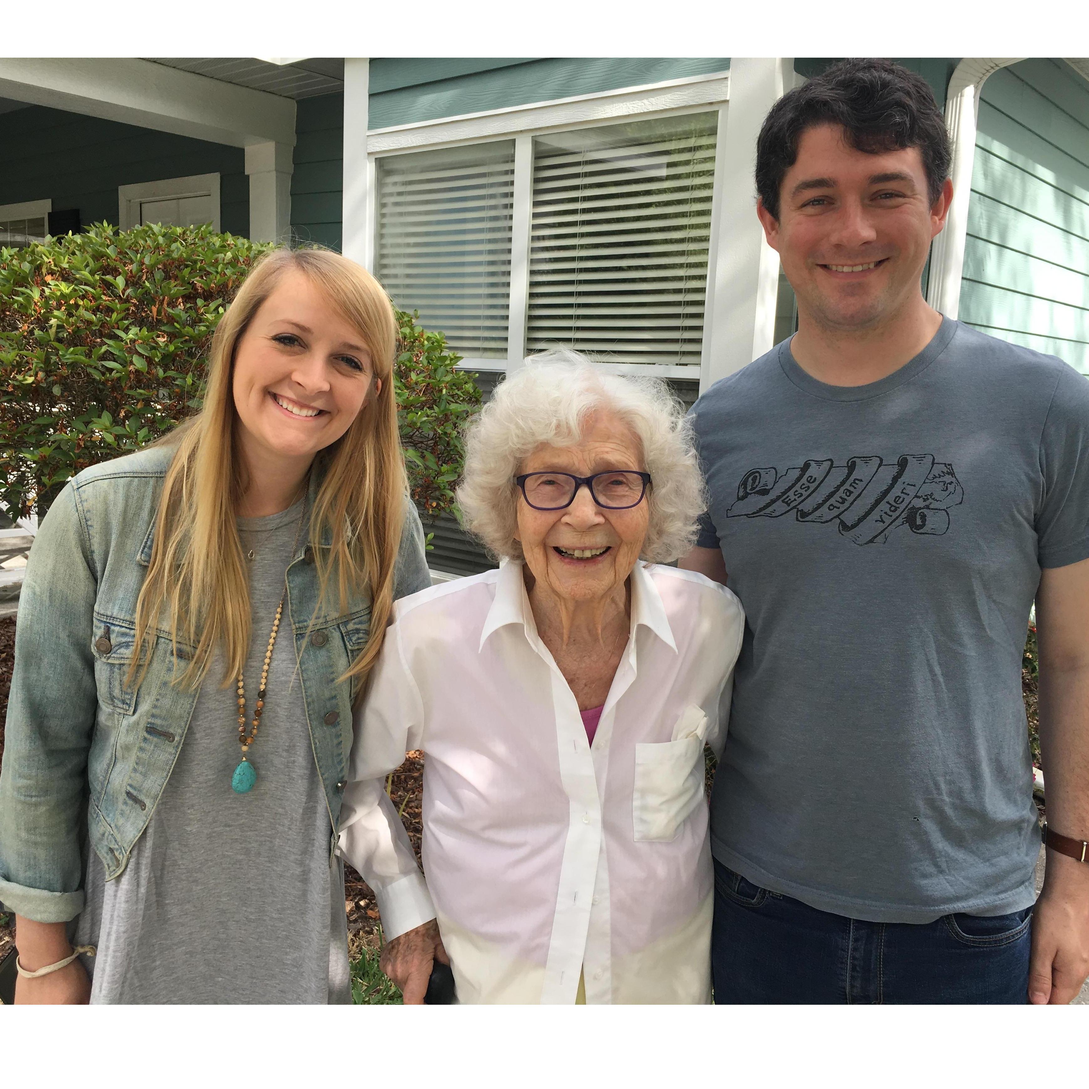 Visiting Grandma Siesky, 5.14.17