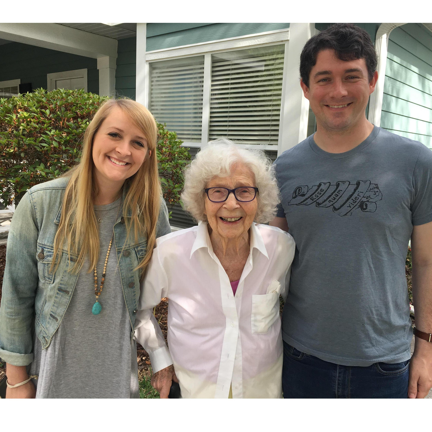 Visiting Grandma Siesky, 5.14.17