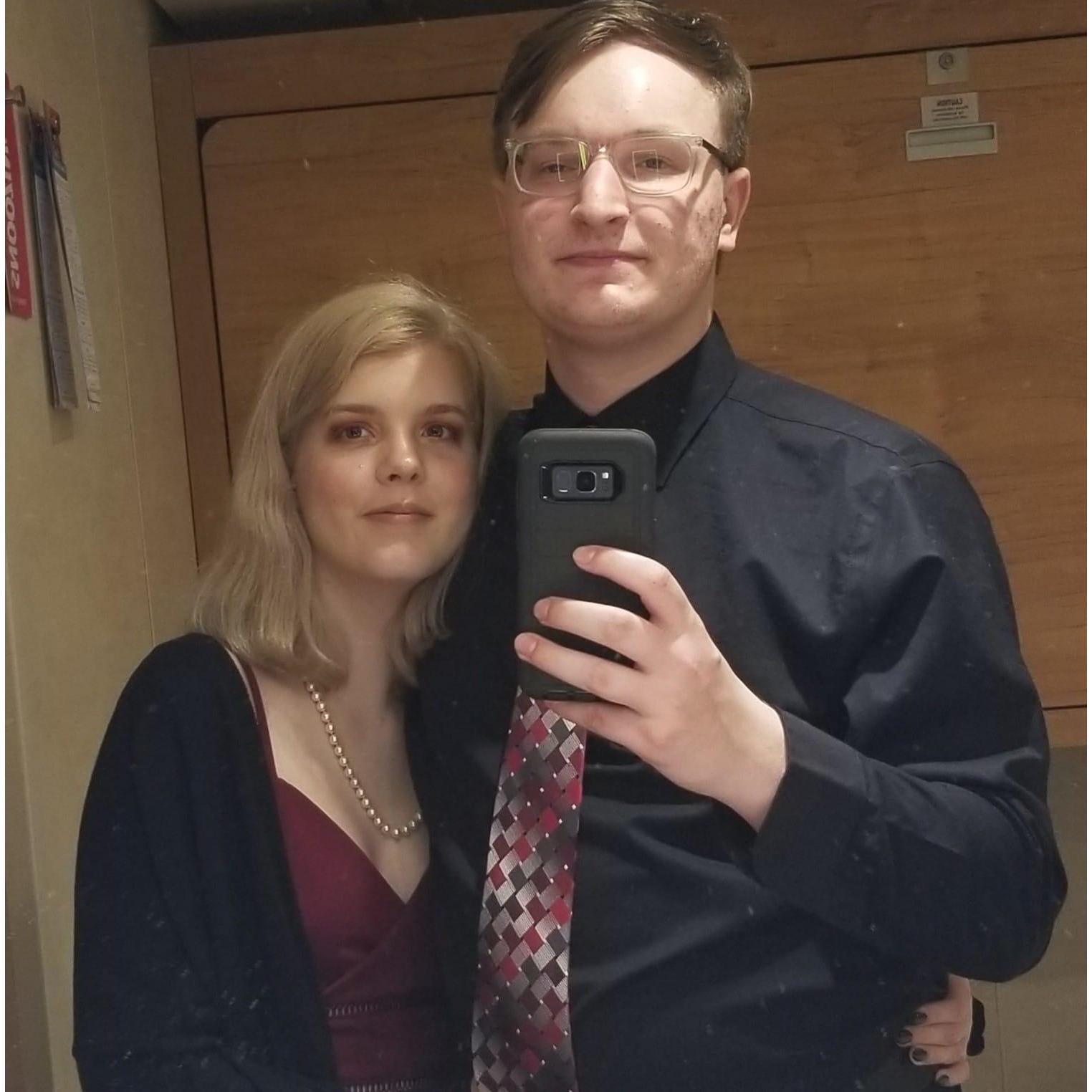 Formal night on the cruise to Grand Cayman and Cozumel