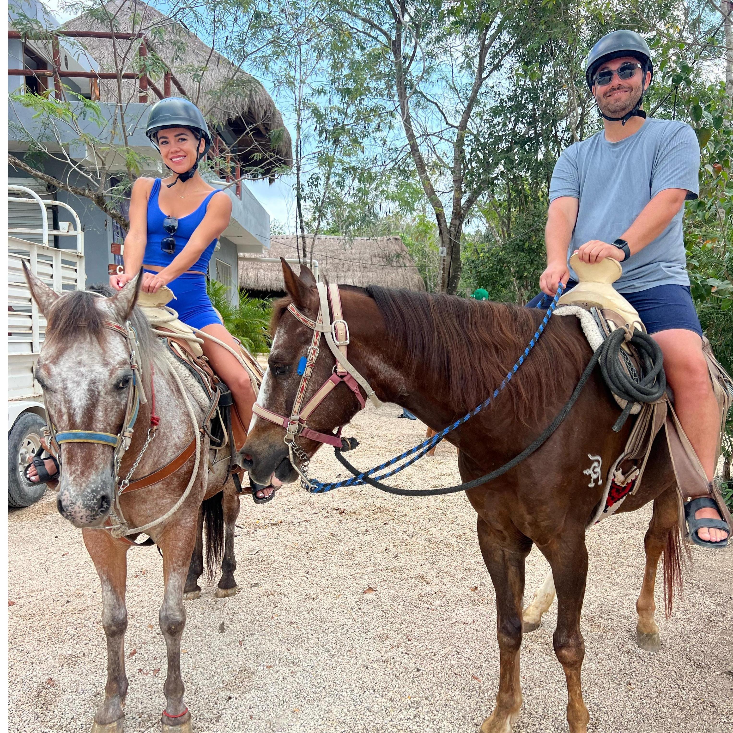 Horseback riding in Tulum