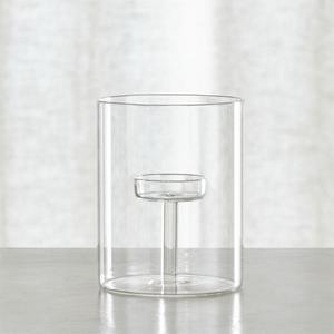 Elsa Medium Glass Tea Light Candle Holder