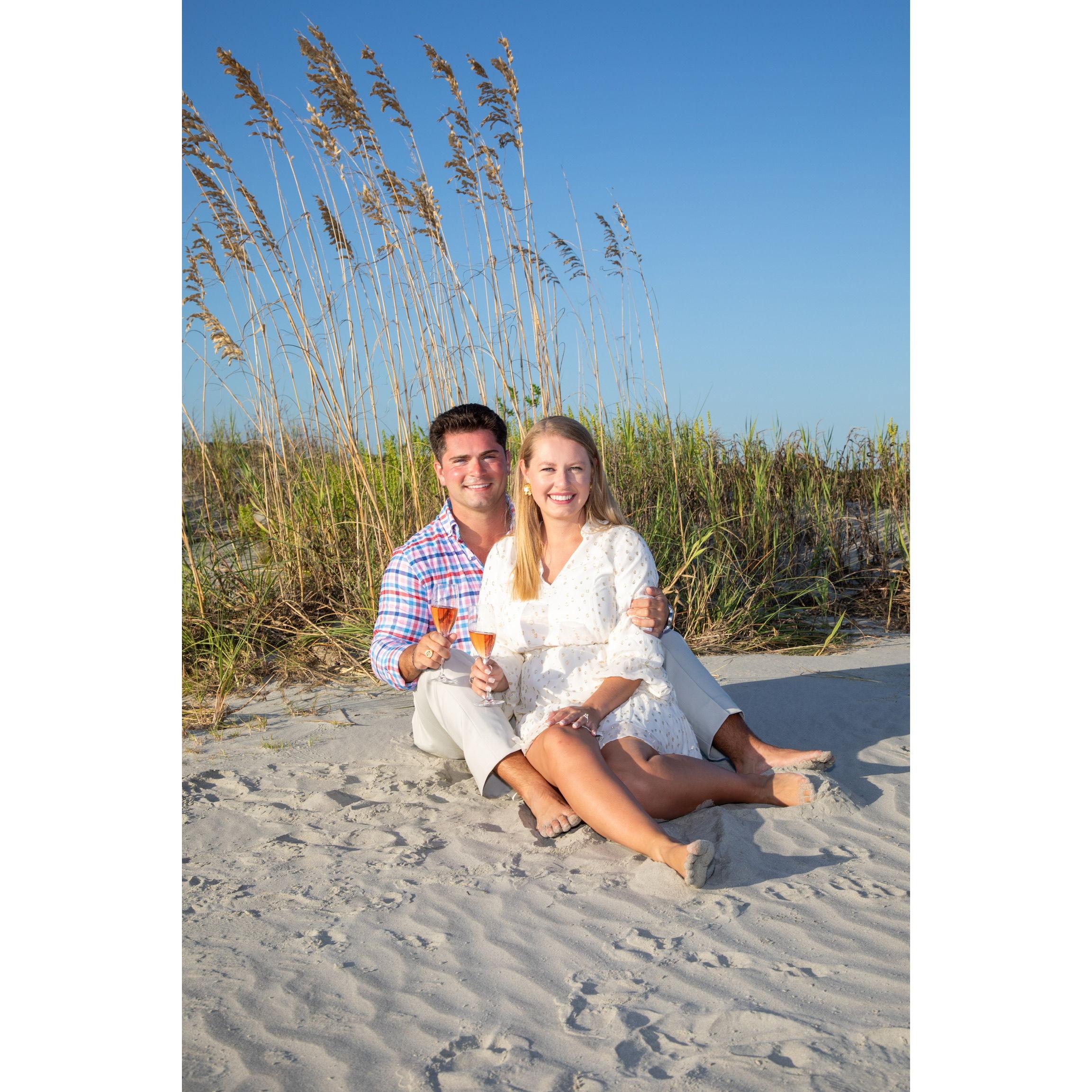 The beach at the Ocean Course on Kiawah Island.