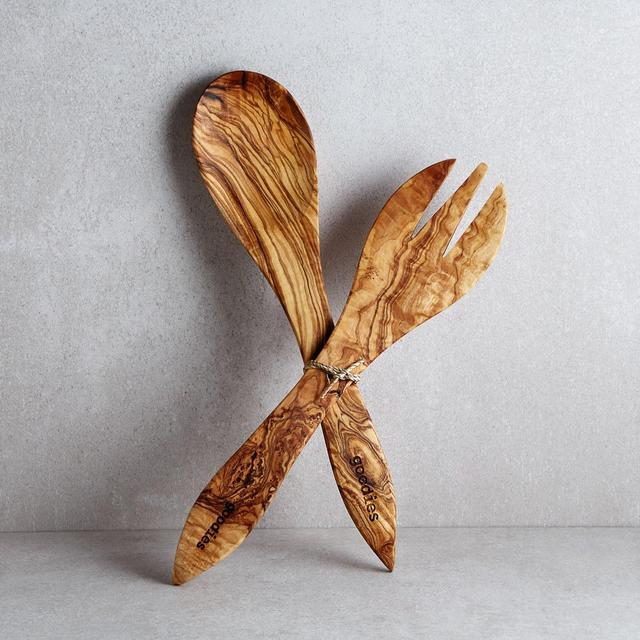 Olivewood Serving Set