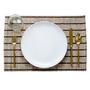 Banana Bark Placemat - Black Stripe