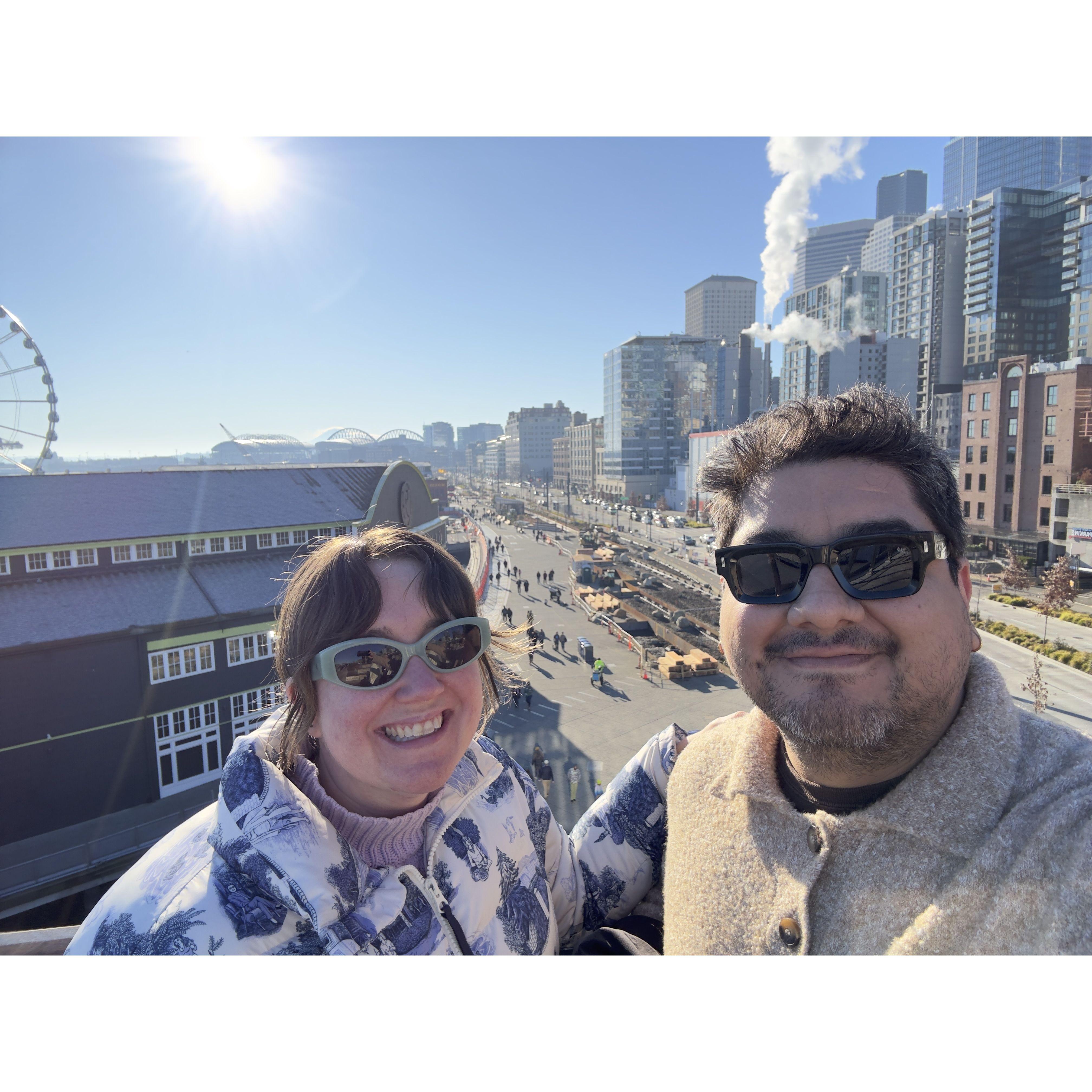 The new waterfront in Seattle.