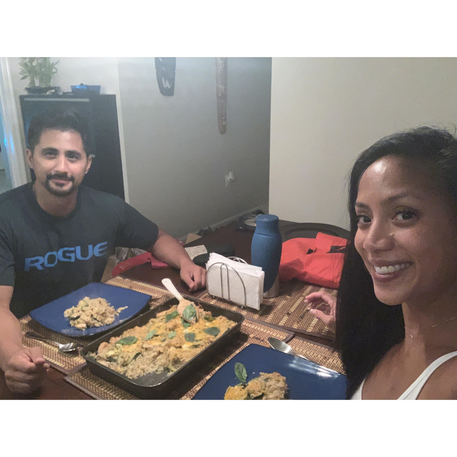 First meal from "Chef Alex" at the Manlucu condo in Centreville, VA