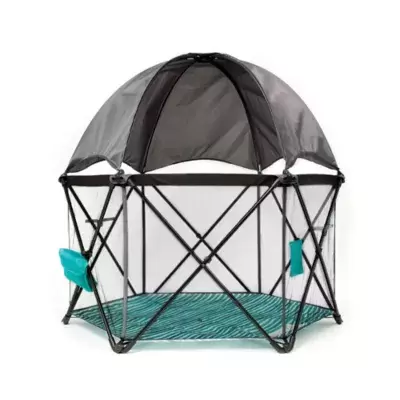 Baby Delight® Go With Me™ Eclipse Portable Playard in Teal/Grey