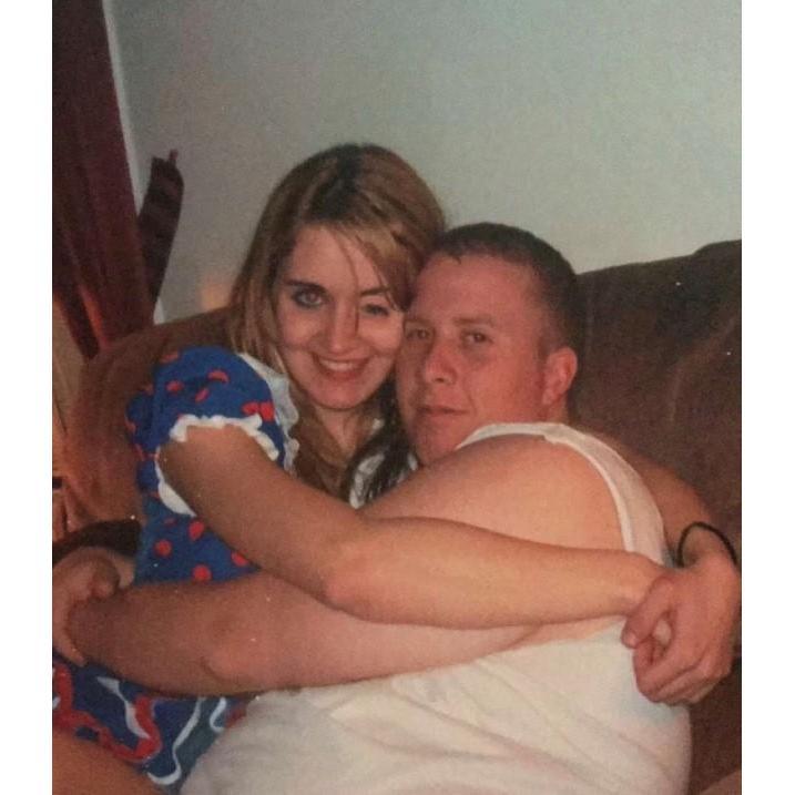 Whoa! A little embarrassing, but here is our first picture together over a decade ago during a halloween party!