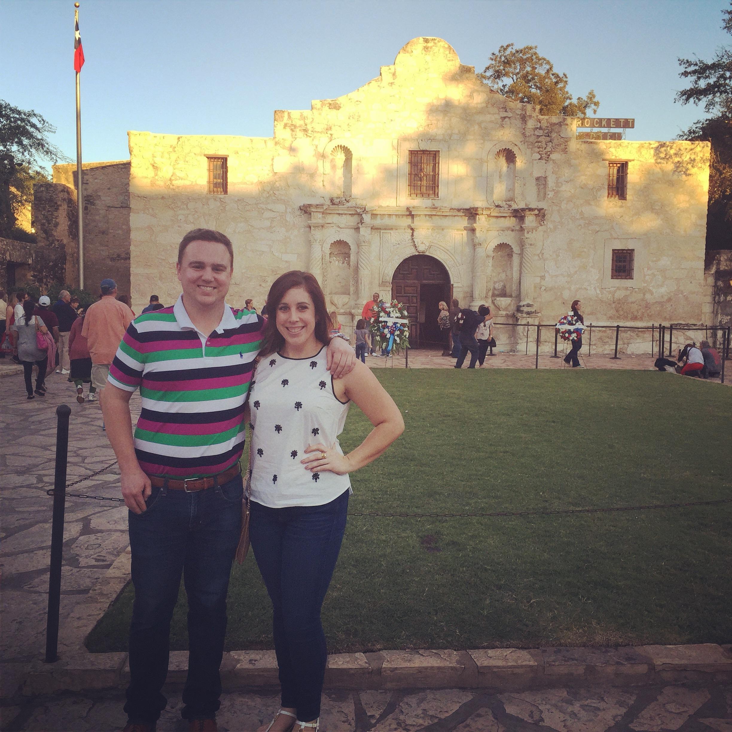 David's first trip to San Antonio after we started dating.