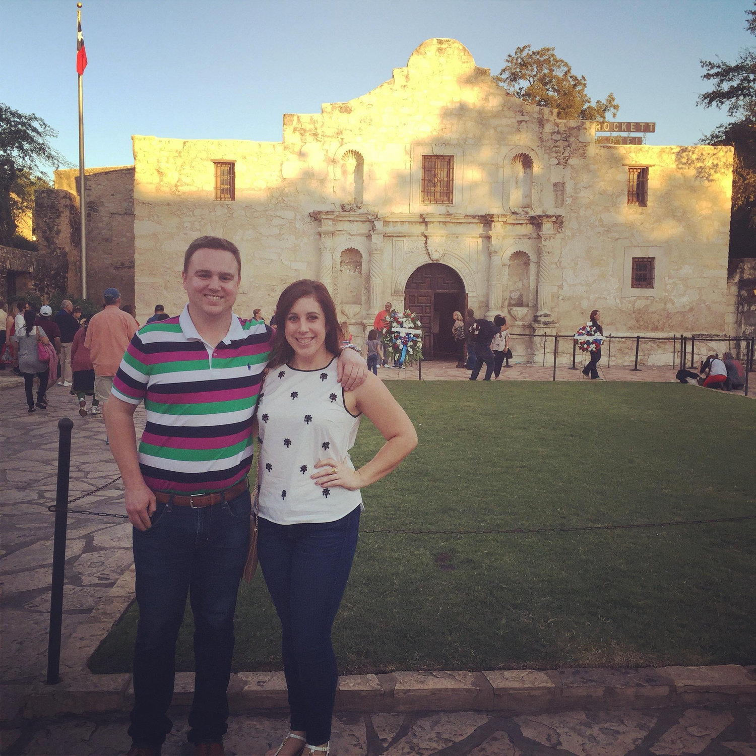 David's first trip to San Antonio after we started dating.