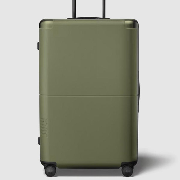 Checked Plus with CaseSafe™ in color MOSS | Hard Shell Suitcase | July