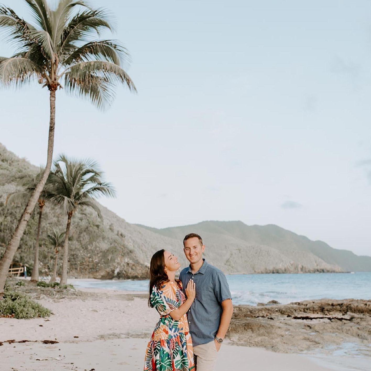 For their one year anniversary Sydney and Caleb went to St. Croix