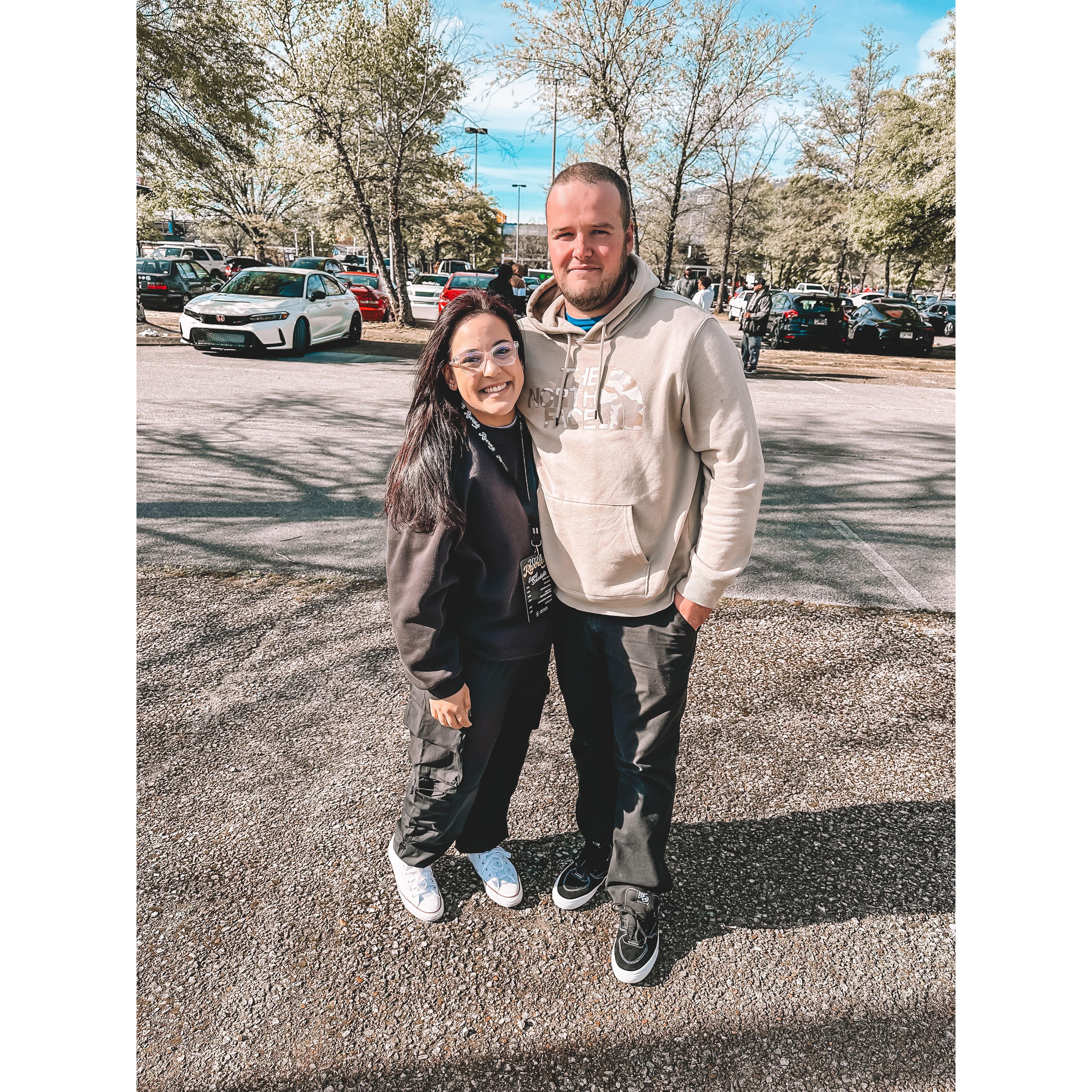 Doing what we love, going to car shows.