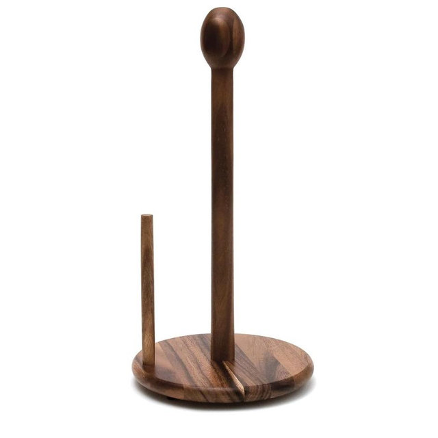 Lipper International 1138 Acacia Wood Standing Paper Towel Holder, 7-1/8" x 14-1/4"