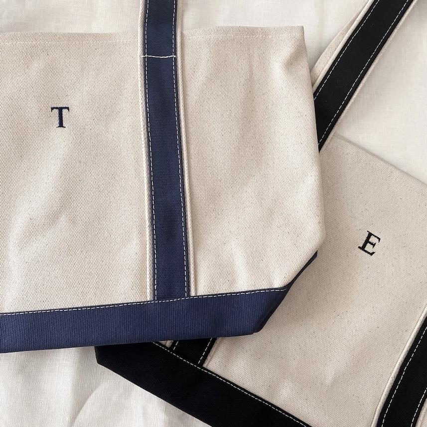 Custom Boat Tote Bag - Custom Text Tote - Scholfield Font 8