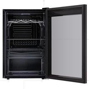 Antarctic Star 36 Bottle Wine Cooler/Cabinet BeverageRefrigerator Small Mini Wine Cellar Beer Soda Bar Fridge Quiet Operation Compressor Adjust Temperature Freestanding Black, 4.4 Cu. ft
