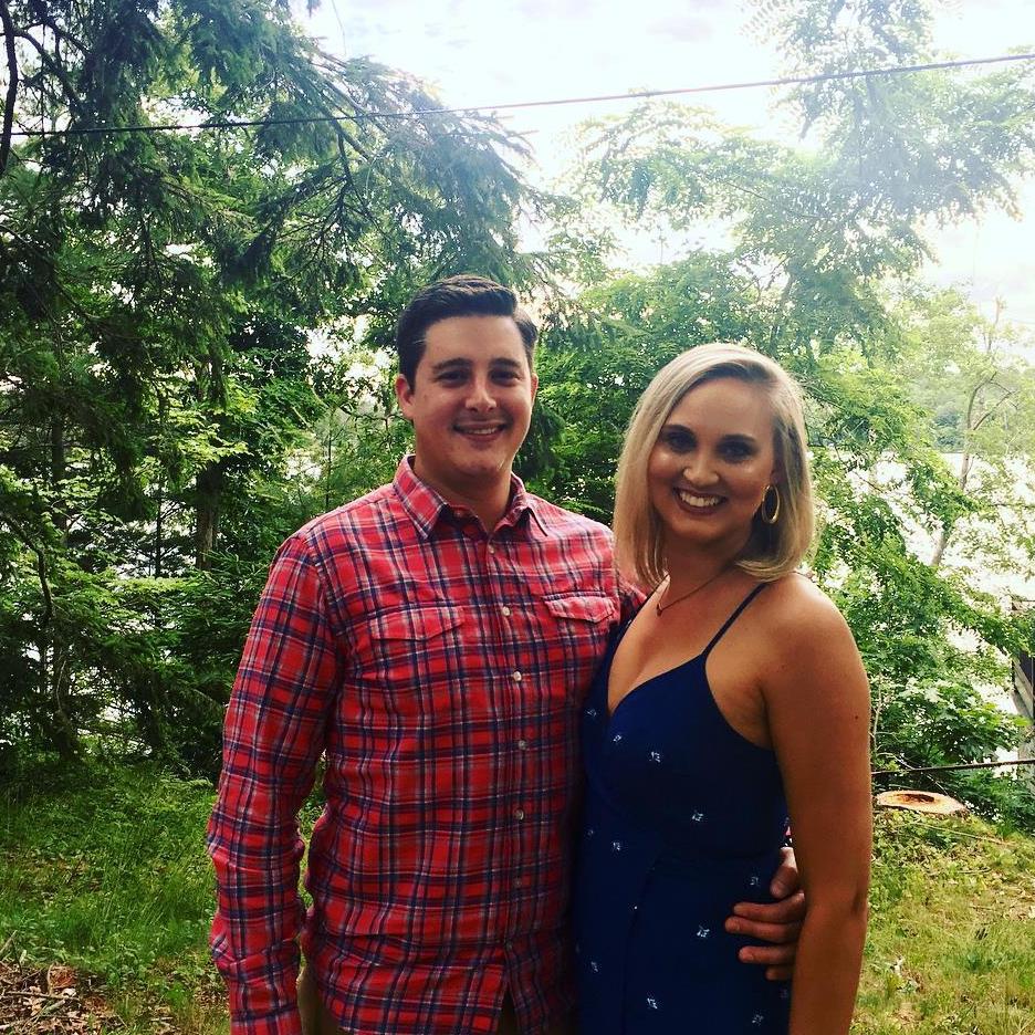 Wedding guests in Boston at Lauren's cousin Anthony's wedding in June 2018.