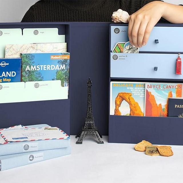 Savor | Travel and Adventure All-in-One Organizer | One Convenient Home to Keep Your Travel and Adventure Keepsakes, Disney Mementos, Guides, Maps, Photos, Badges and Souvenirs Safe and Organized
