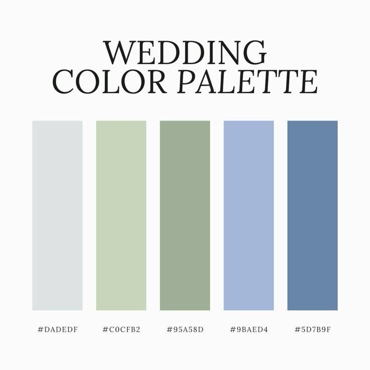 Wedding color theme! Our family will dress according to these colors. You are more than welcome to match the theme is you wish :)