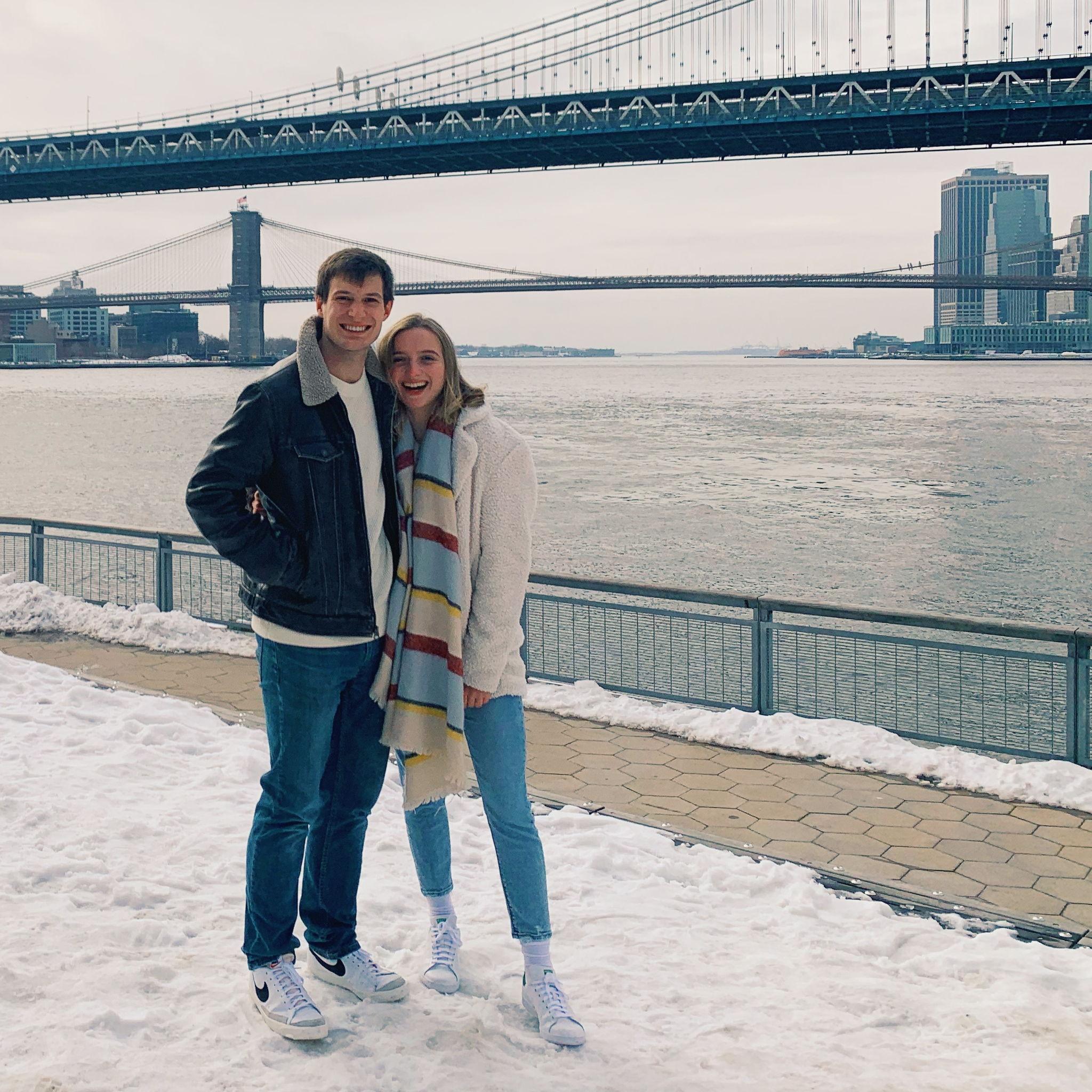 Our first year of long distance where Thomas visited Julia for Valentine's Day in New York.