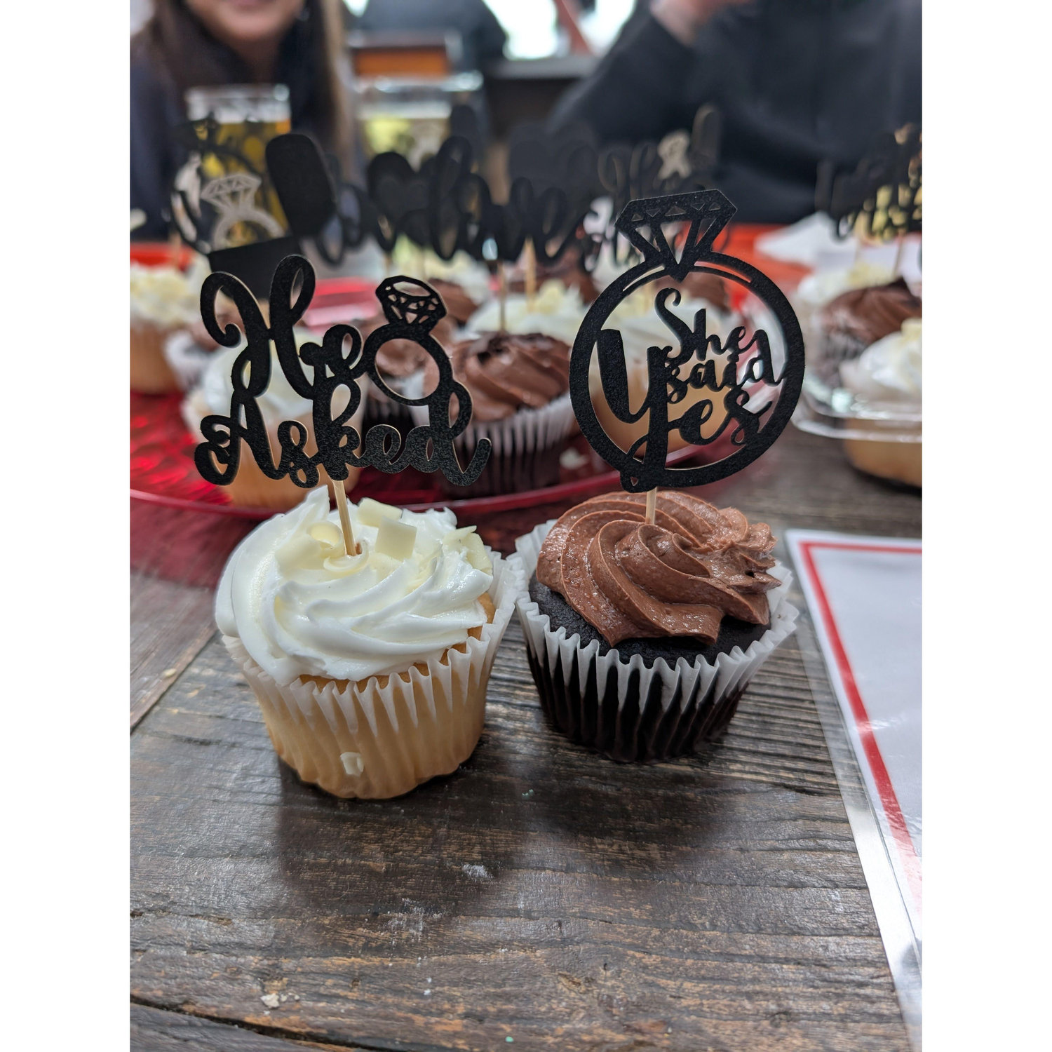 Surprise engagement party thrown by the amazing people!
