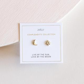 Sun and Moon Complement Earrings