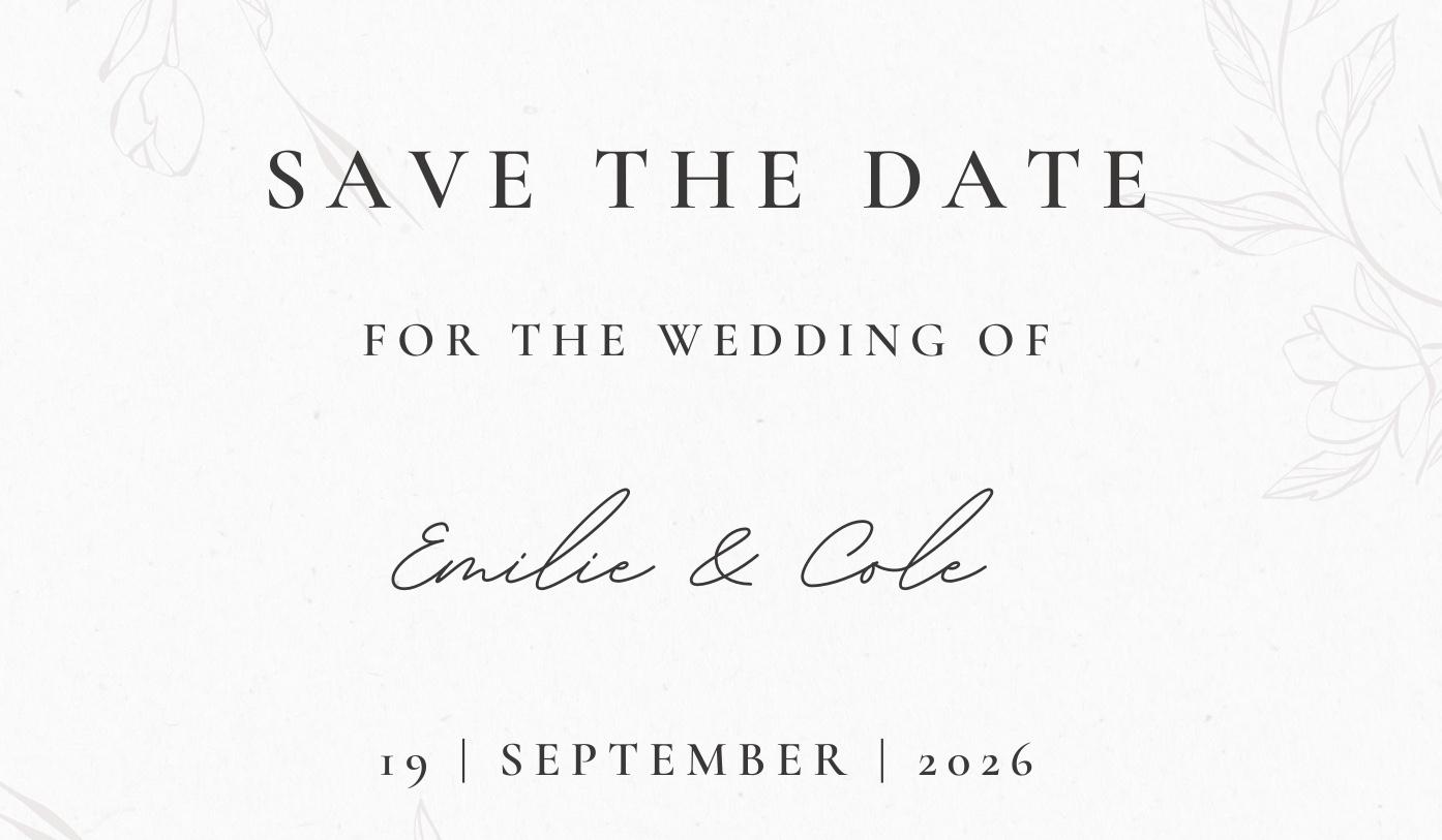 The Wedding Website of Emilie Midkiff and Cole Siders