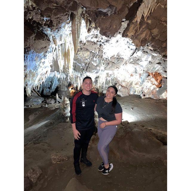 The couple both have a love for Adventure!