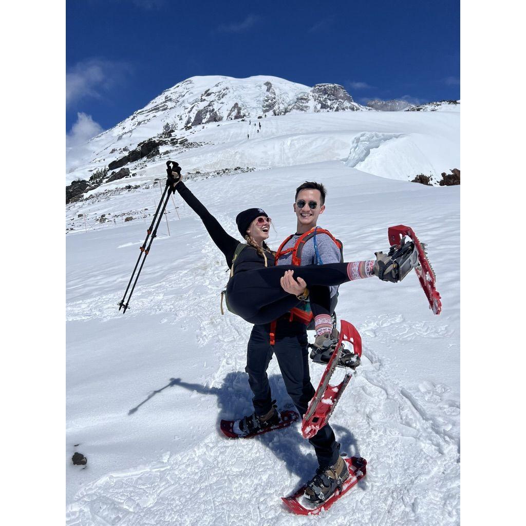 Snowshoeing around Mt. Rainier!