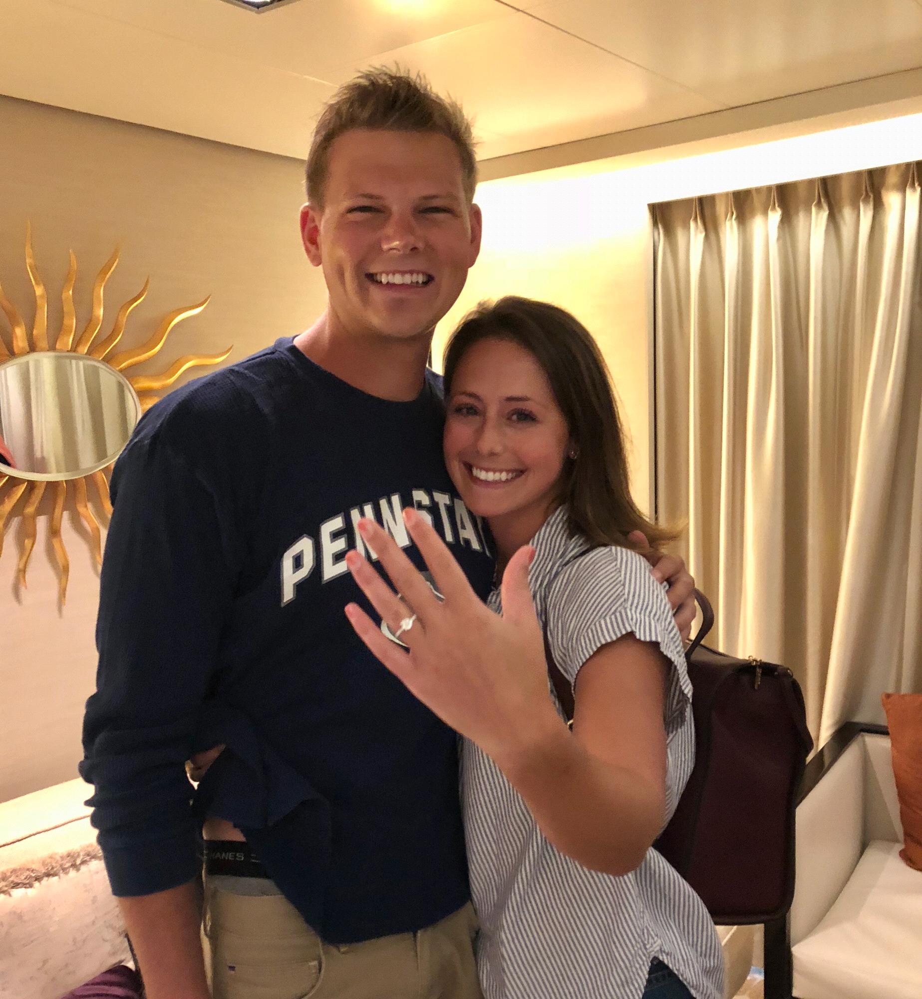 First picture engaged! Sean’s smiley eyes give away the excitement we were feeling :)