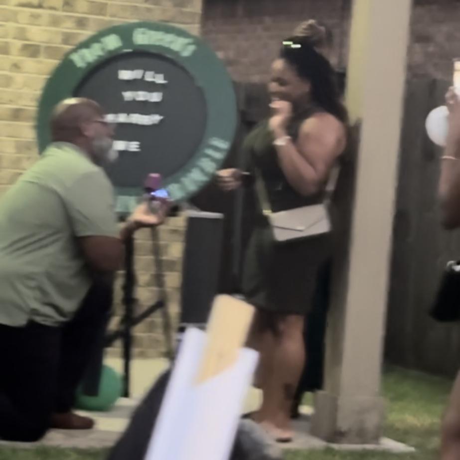A shot of the proposal