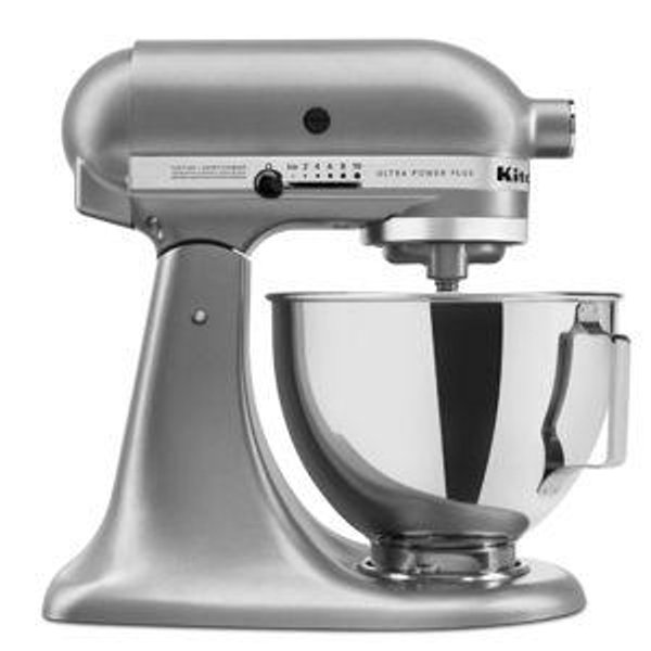 Ultra Power® Plus Series 4.5-Quart Tilt-Head Stand Mixer - Contour Silver | KitchenAid US