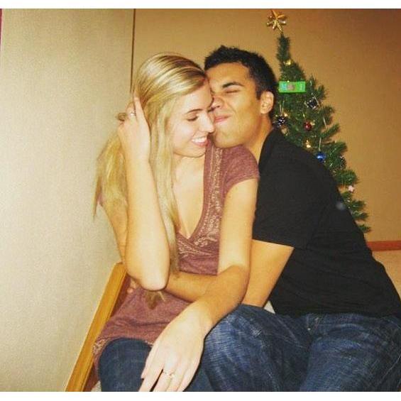 Our first Christmas together.