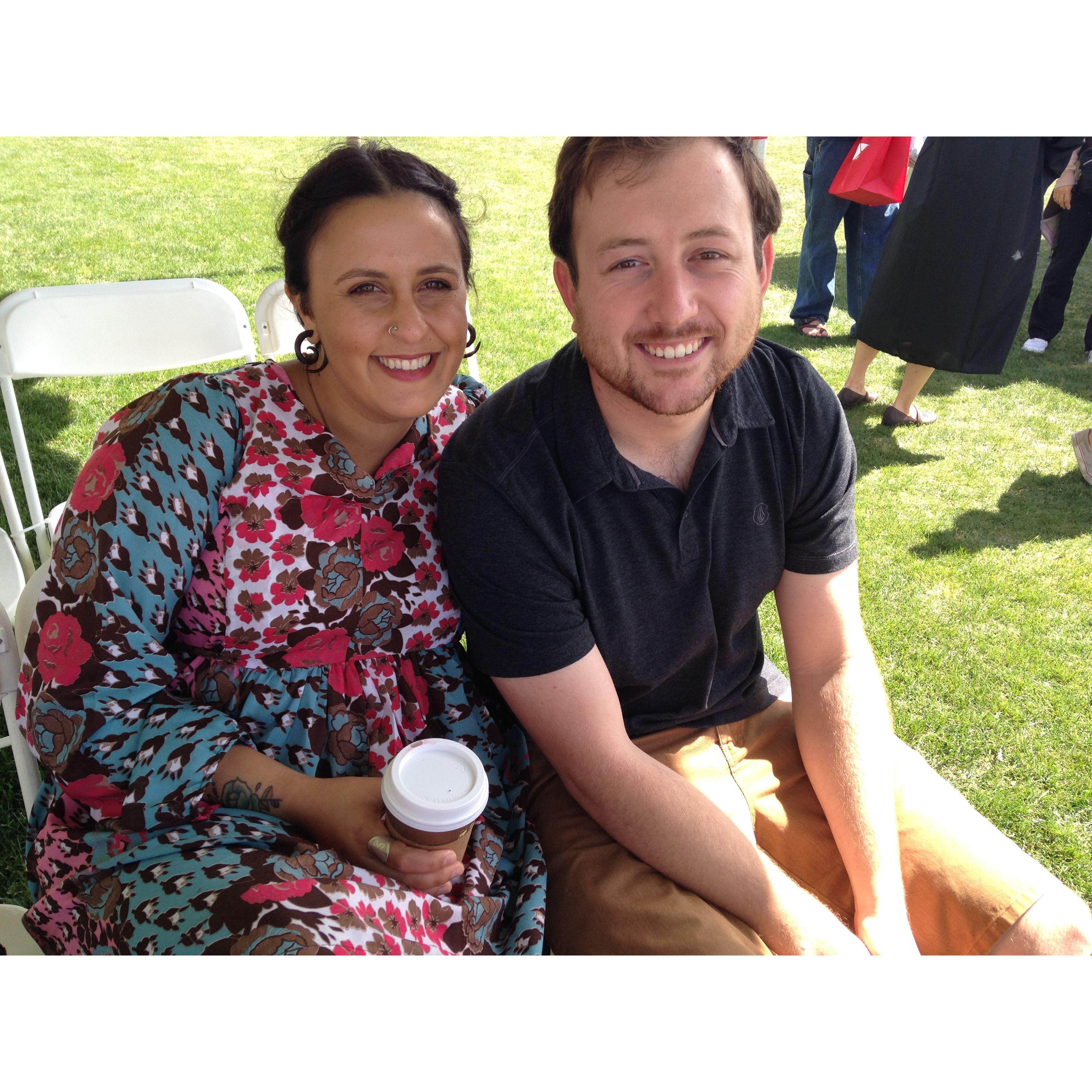 An early photo together, May 2016