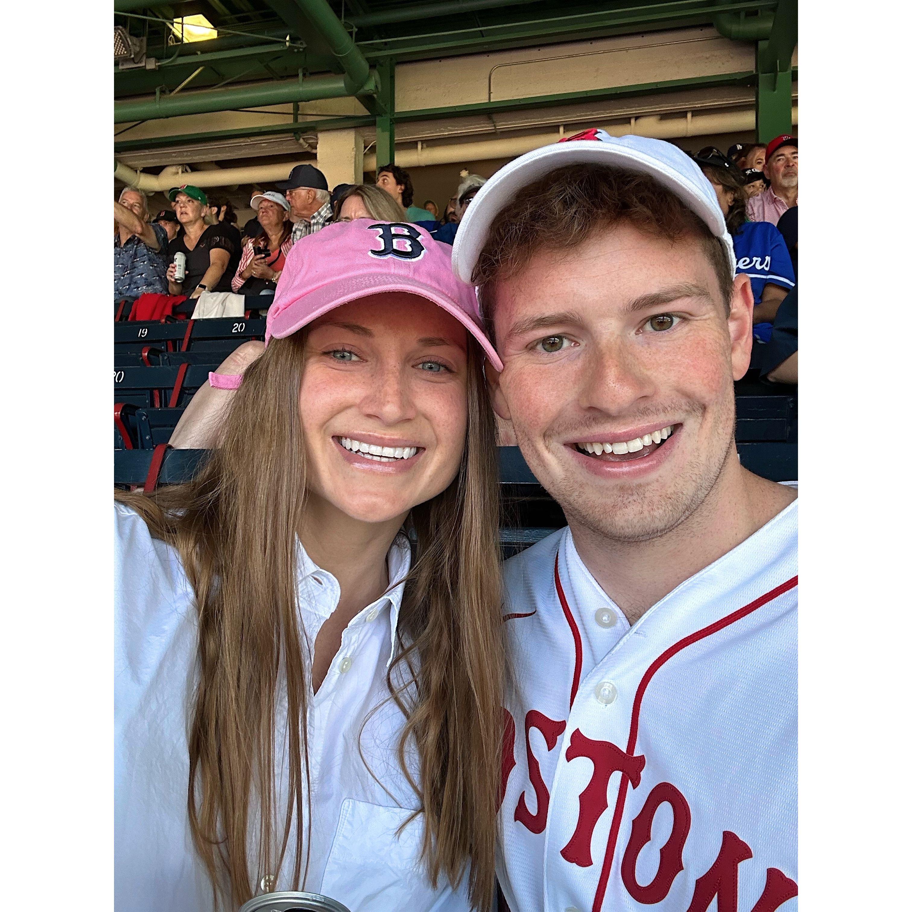 At home in Fenway, Boston