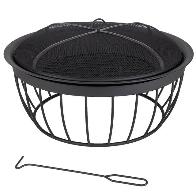 Mason 30" Round Wood Burning Fire Pit - Pleasant Hearth