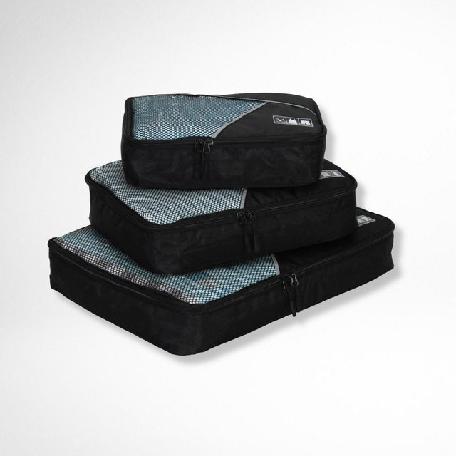 Basic Travel Packing Cube Set – Hynes Eagle – Black