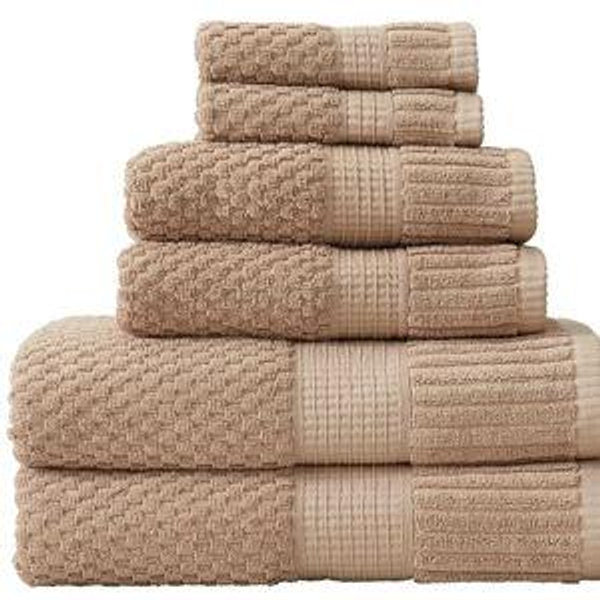 Home: NY Loft 100% Cotton Towel 6 Piece Set