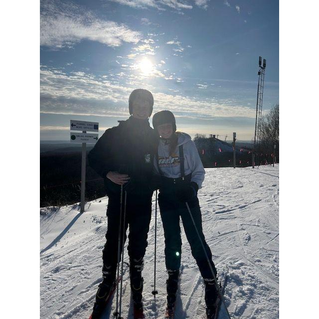 First time skiing together