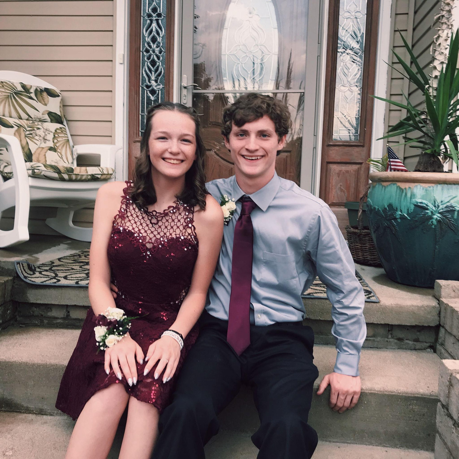 Homecoming Court, Ethan swears that he doesn't actually look like this and that I photoshopped him in...